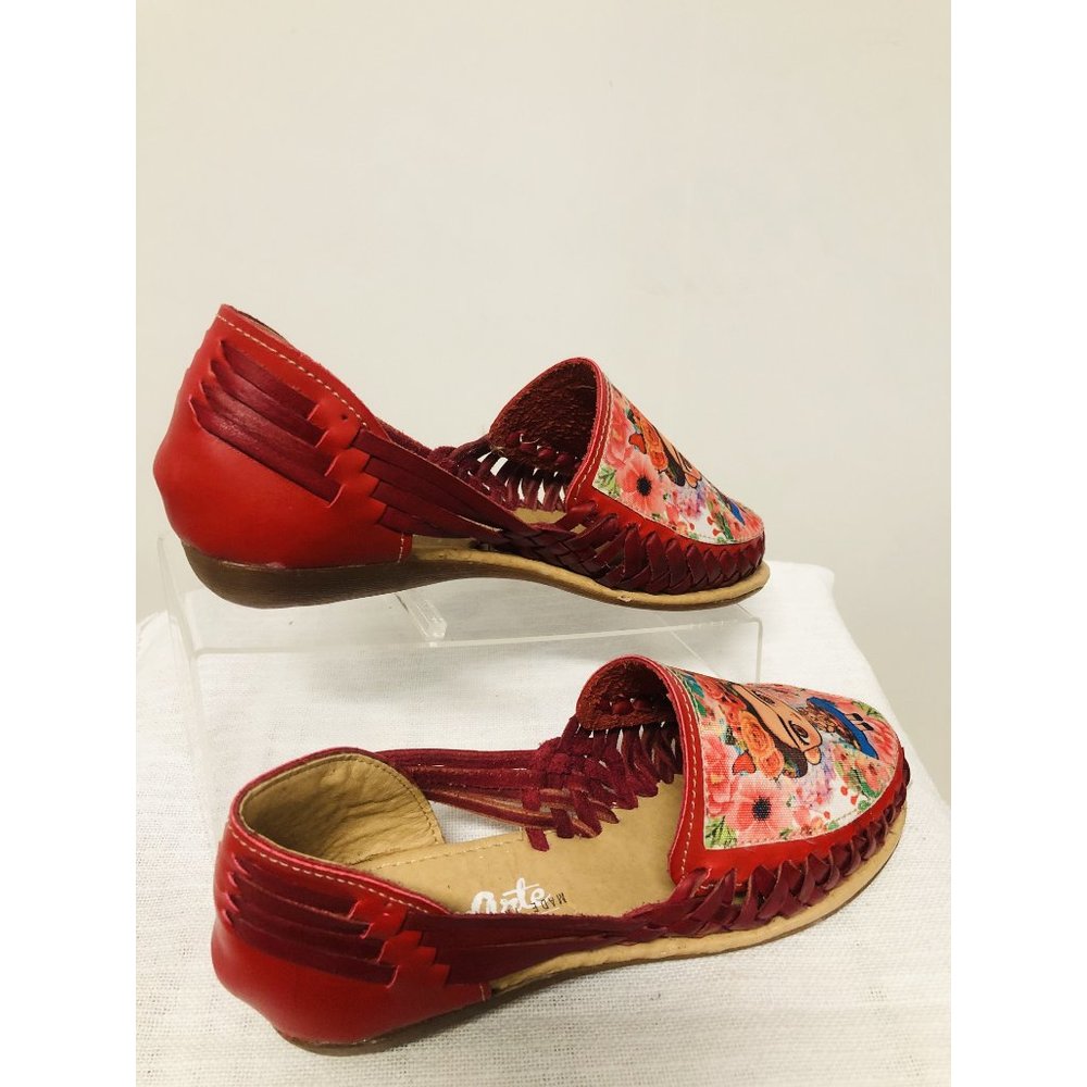 Frida Kahlo Leather Huaraches US Size 6 & 8 As Is - Picture 3 of 10